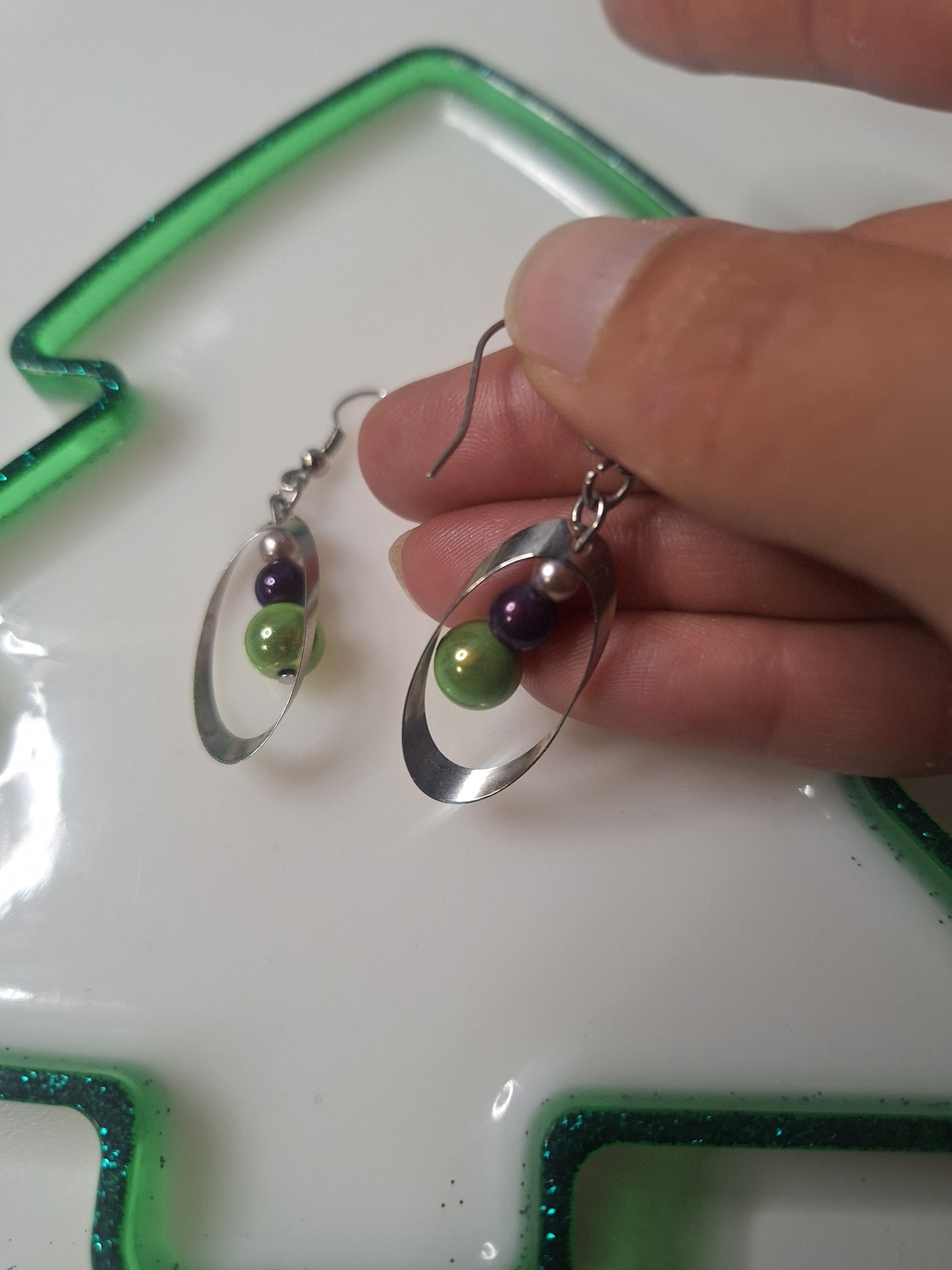 Boucles d'oreilles perles