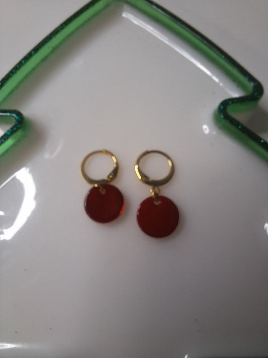Boucles d'oreilles pastille