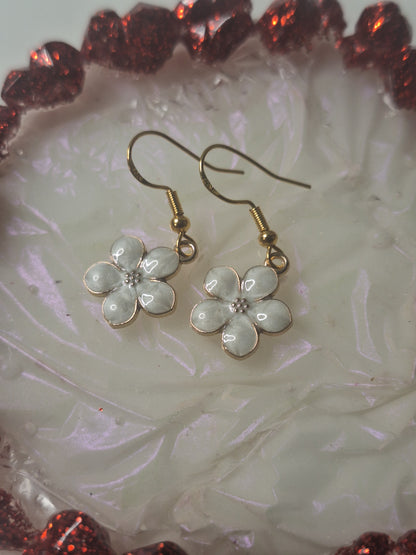 Boucles d'oreilles fleur