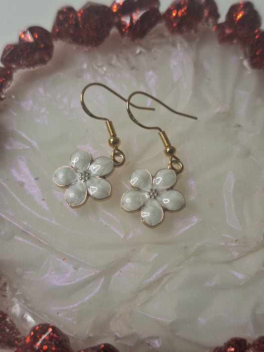 Boucles d'oreilles fleur