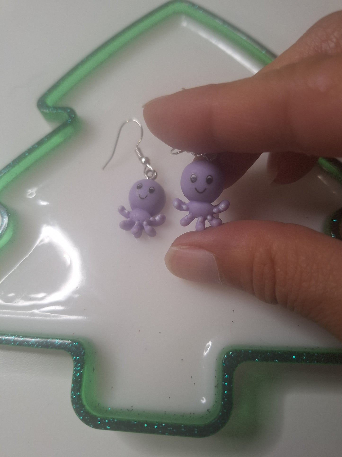 Boucles d'oreilles pieuvre