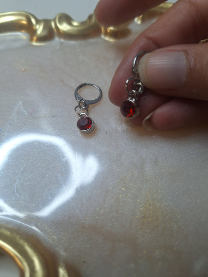 Boucles d'oreilles strass