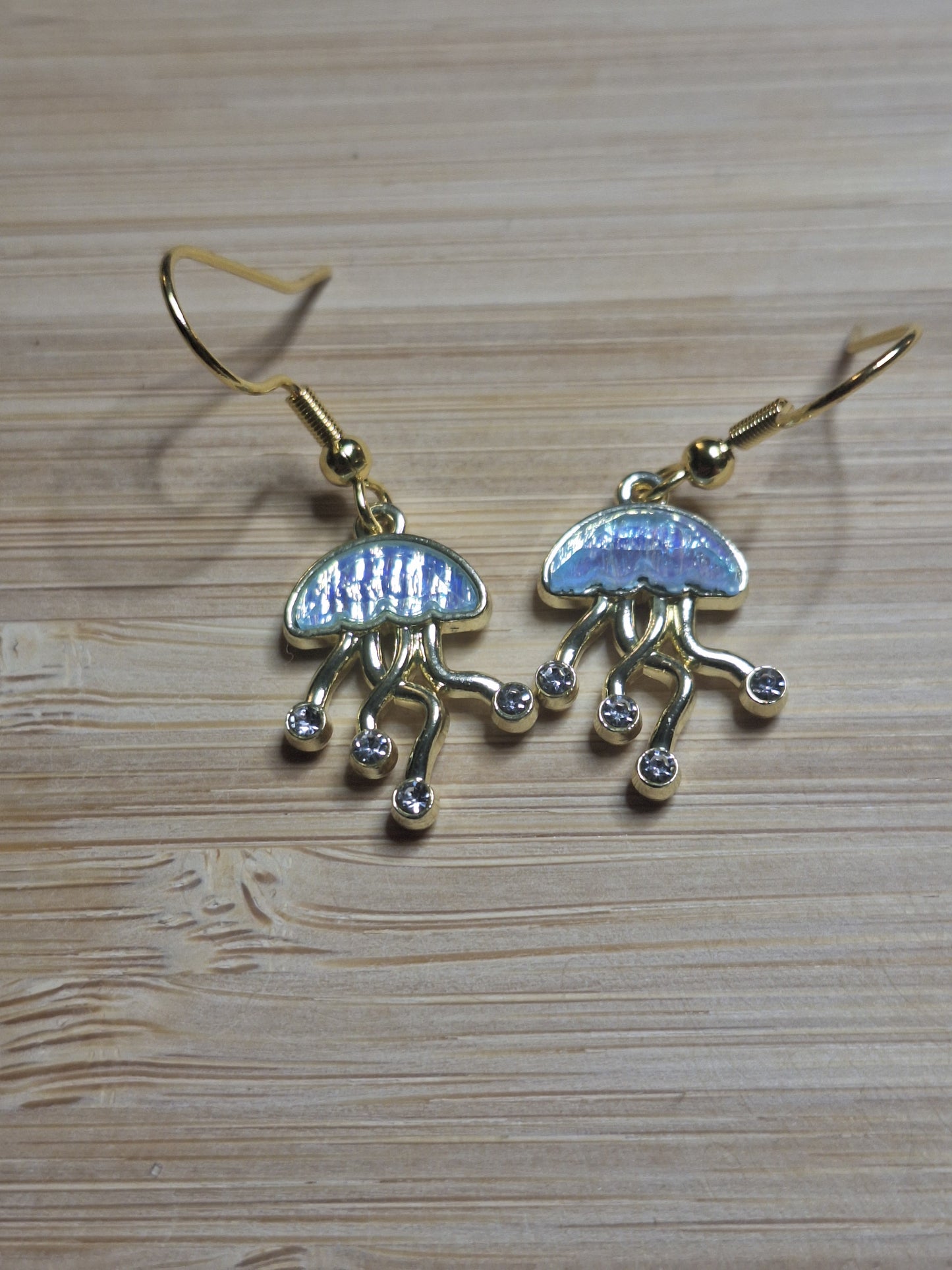 Boucles d'oreilles méduse