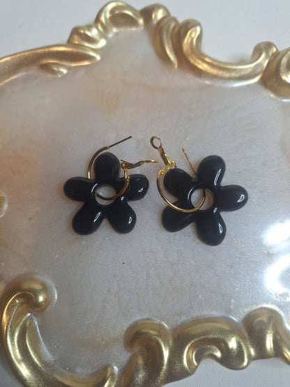 Boucles d oreilles 5 pétales