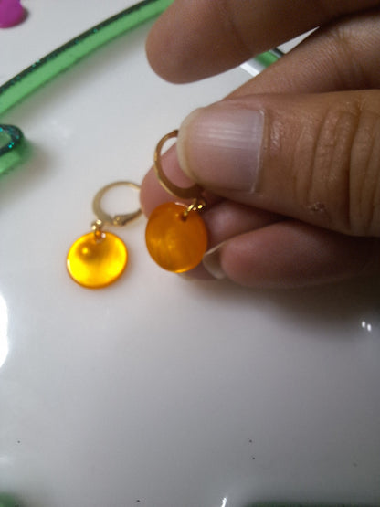 Boucles d'oreilles pastille