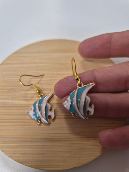 Boucles d'oreilles poissons