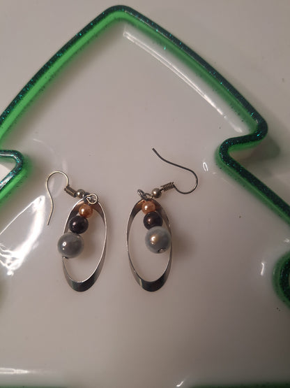 Boucles d'oreilles perles