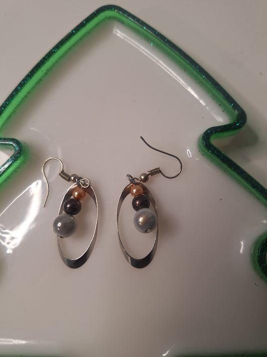 Boucles d'oreilles perles