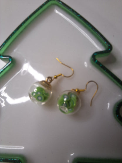 Boucles d oreilles globe fruit