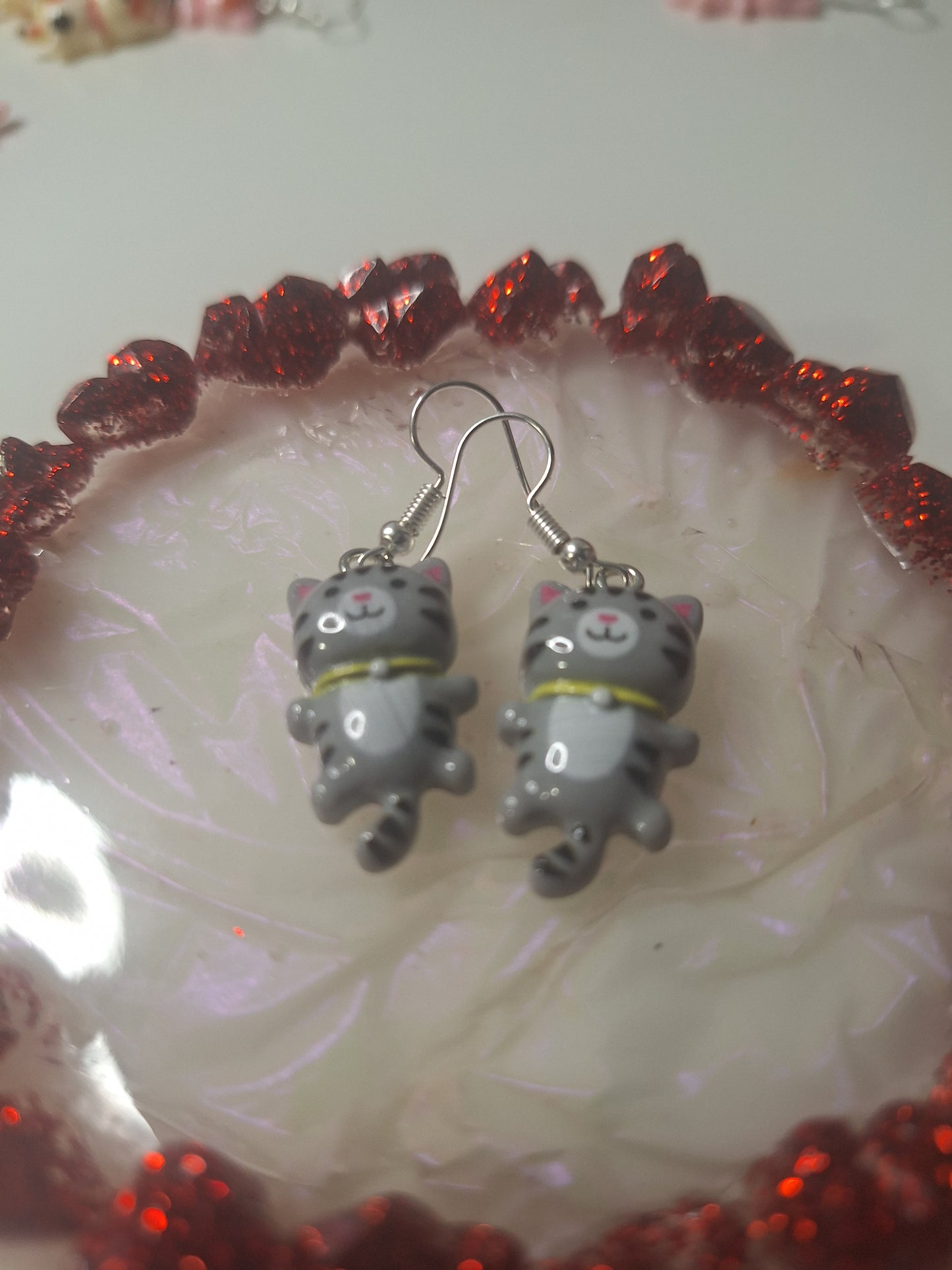 Boucles d'oreilles chat 🐱