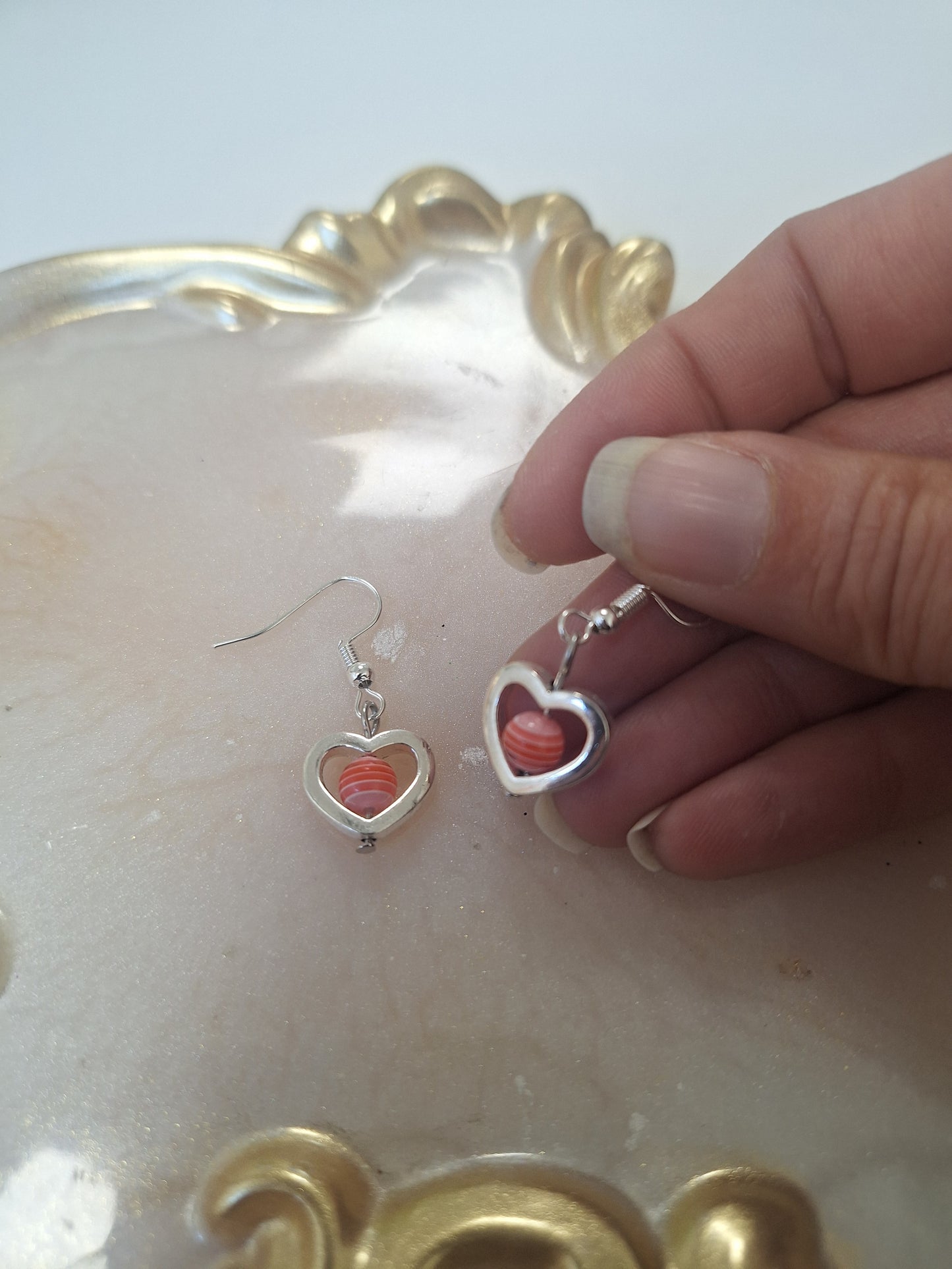 Boucles d'oreilles coeur