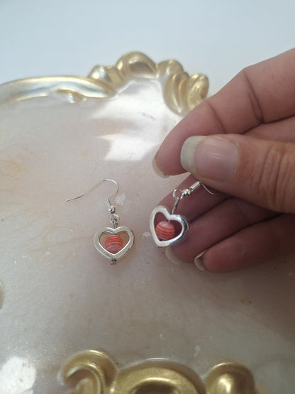 Boucles d'oreilles coeur