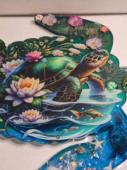 Plateau decoratif tortue