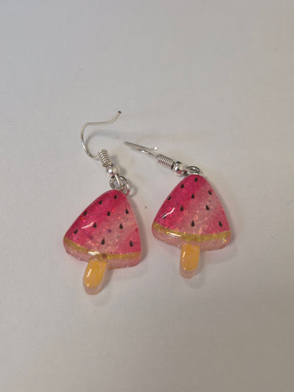 Boucles d'oreilles esquimaux pastèque 🍉