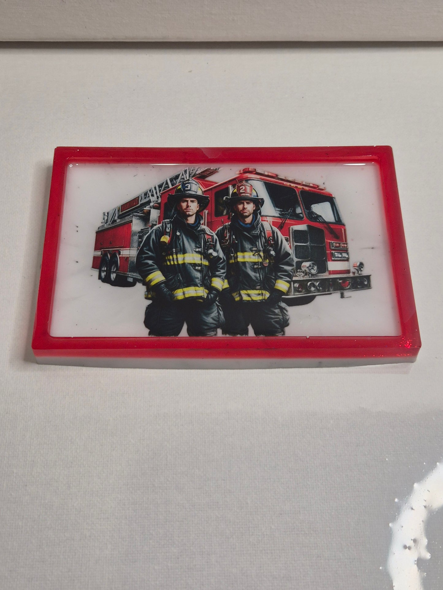 Deco murale pompiers