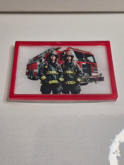 Deco murale pompiers