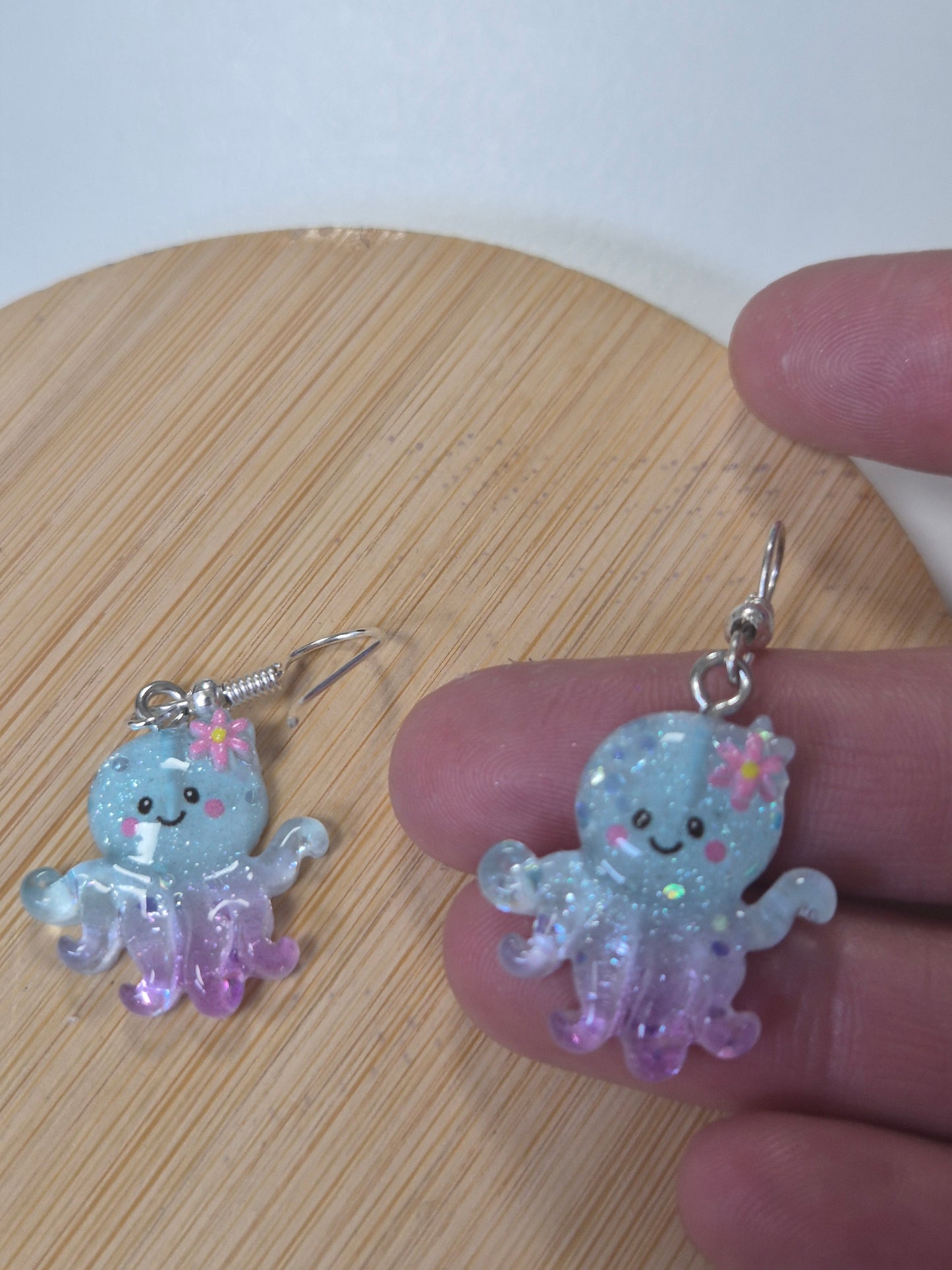 Boucles d'oreilles méduse