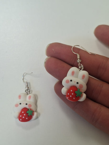Boucles d'oreilles lapin