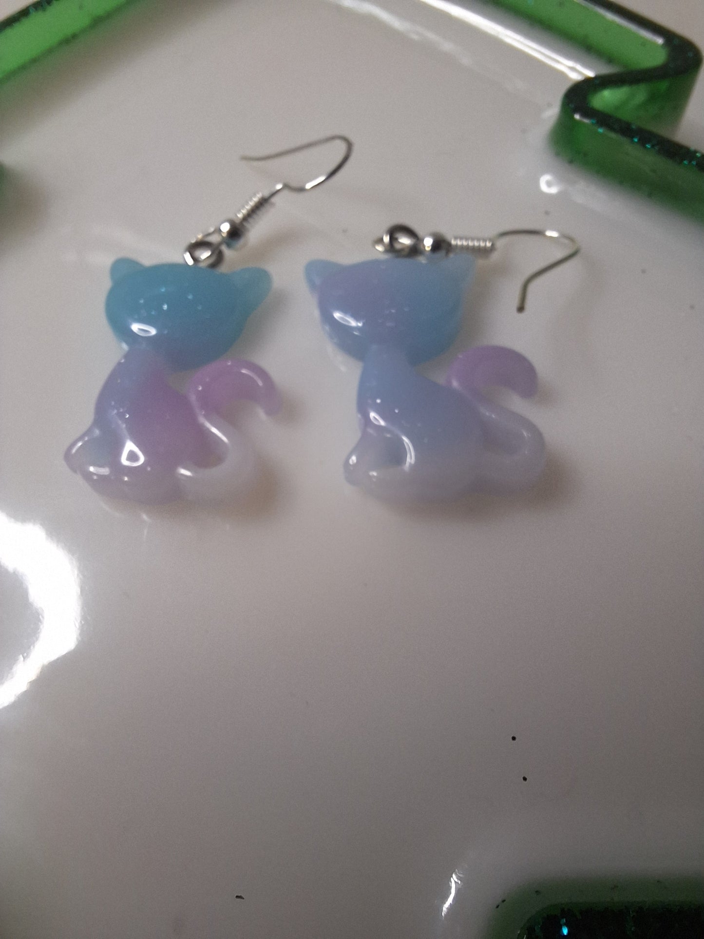 Boucles d'oreilles chat