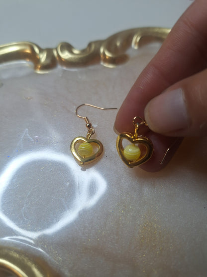 Boucles d oreilles coeur